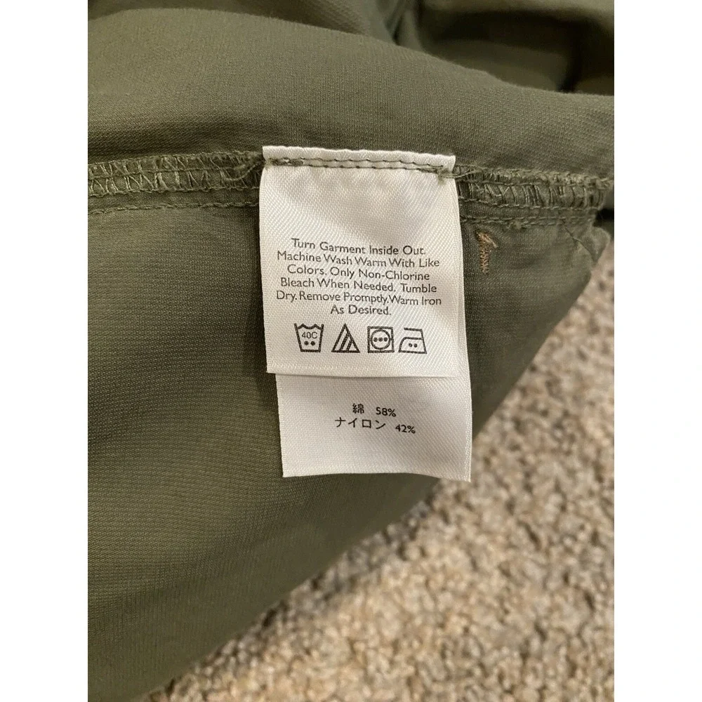 Eddie Bauer Shorts Mens Medium Olive‎ Green Cargo Hiking Outdoor Utility Belted - Picture 5 of 7